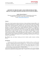 A review of the dynamics and complexities of preservice teacher training by distance in South Africa