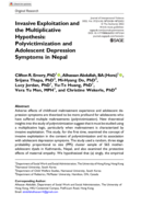 Invasive exploitation and the multiplicative hypothesis: Polyvictimization and adolescent depression symptoms in Nepal