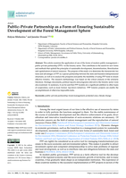 Public-Private partnership as a form of ensuring sustainable development of the forest management sphere