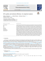 ICTs quality and technical efficiency: An empirical analysis