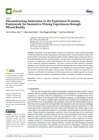 Deconstructing immersion in the experience economy framework for immersive dining experiences through mixed reality