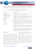 Crisis management in the Brazilian franchising sector during the covid-19 pandemic