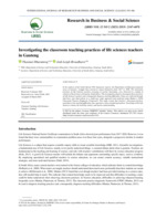 Investigating the classroom teaching practices of life sciences teachers in Gauteng