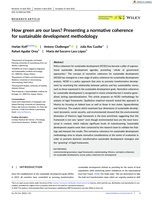 How green are our laws? Presenting a normative coherence for sustainable development methodology