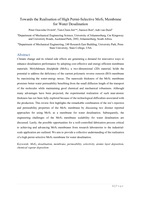 Towards the realisation of high permi-selective MoS2 membrane for water desalination