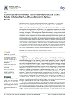 Current and future trends in driver behaviour and traffic safety scholarship: An African research agenda