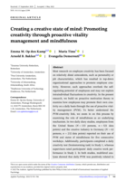 Creating a creative state of mind: Promoting creativity through proactive vitality management and mindfulness