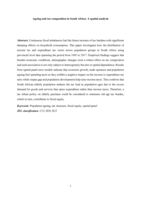 Ageing and tax composition in South Africa: A spatial analysis
