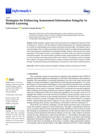 Strategies for enhancing assessment information integrity in mobile learning
