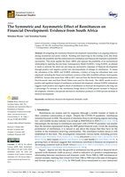 The symmetric and asymmetric effect of remittances on financial development: Evidence from South Africa