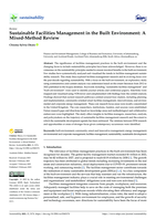 Sustainable facilities management in the built environment: A mixed-method review