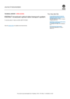 KM3NeT broadcast optical data transport system
