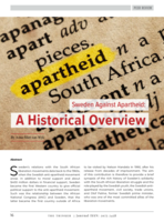 Sweden against apartheid: A historical overview
