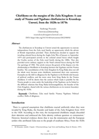 Chiefdoms on the margins of the Zulu Kingdom: A case study of Nzama and Ngubane chieftaincies in Kranskop, Umvoti, from the 1820s to 1870s