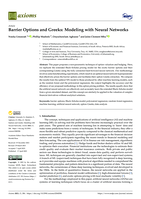 Barrier options and Greeks: Modeling with neural networks