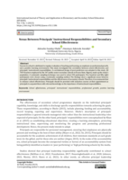 Nexus between principals' instructional responsibilities and secondary school effectiveness