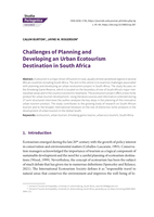 Challenges of planning and developing an urban ecotourism destination in South Africa