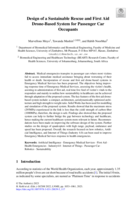 Design of a sustainable rescue and first aid drone-based system for passenger car occupants