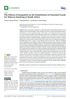 The effects of inequality on the substitution of essential goods for tobacco smoking in South Africa