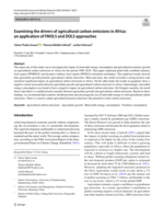 Examining the drivers of agricultural carbon emissions in Africa: An application of FMOLS and DOLS approaches