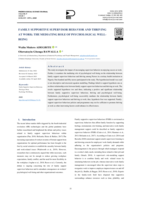 Family supportive supervisor behavior and thriving at work: The mediating role of psychological well-being