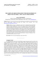 The limits of green infrastructure development in urban South Africa: The case of green roofs