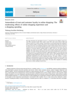 Antecedents of trust and customer loyalty in online shopping: The moderating effects of online shopping experience and e-shopping spending