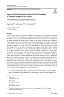 Agency and transformative potential of technology in students' images of the future futures thinking as critical scientific literacy