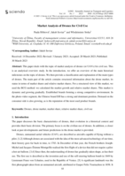 Market analysis of drones for civil use