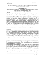 Security men, covid 19 lockdown administration and human rights violation in Nigeria