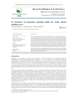 IT disclosures in integrated reporting within the South African banking sector