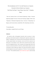 NiCo 2 O 4 @Quinone-rich N-C core-shell nanowires as composite electrode for electric double layer capacitor