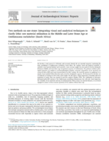 Two methods on one stone: Integrating visual and analytical techniques to clarify lithic raw material utilization in the Middle and Later Stone Age at Umhlatuzana rockshelter (South Africa)