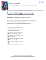The state, political trigger events and path creation in tourism destination in Ethiopia