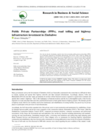 Public Private Partnerships (PPPs), road tolling and highway infrastructure investment in Zimbabwe
