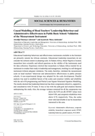 Causal modelling of head teachers’ leadership behaviour and administrative effectiveness in public basic school: Validation of the measurement instrument