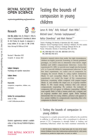 Testing the bounds of compassion in young children