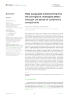 Male graduates transitioning into the workplace: managing stress through the sense of coherence components
