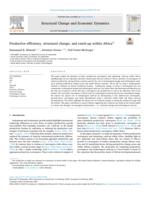 Productive efficiency, structural change, and catch-up within Africa