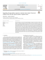 Upgrading through global, regional or national value chains? Firm-level evidence from the East African textiles & apparel sector