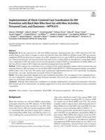Implementation of client-centered care coordination for HIV prevention with black men who have sex with men: Activities, personnel costs, and outcomes-HPTN 073