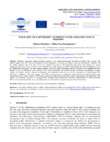 Public-private partnerships to improve water infrastructure in Zimbabwe