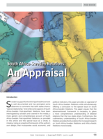 South Africa-Sweden relations: An appraisal