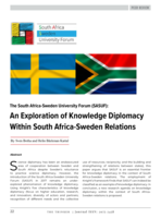 The South Africa-Sweden University Forum (SASUF): An exploration of knowledge diplomacy within South Africa-Sweden relations