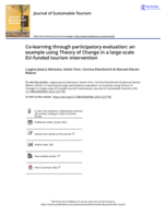 Co-learning through participatory evaluation: An example using Theory of Change in a large-scale EU-funded tourism intervention