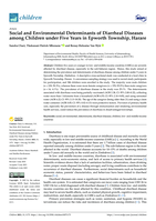 Social and environmental determinants of diarrheal diseases among children under five years in Epworth Township, Harare