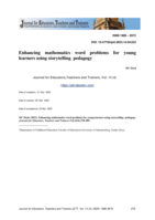 Enhancing mathematics word problems for young learners using storytelling pedagogy