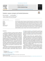 Pandemic response strategies and threshold phenomena