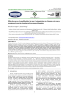 Effectiveness of smallholder farmers' adaptation to climate extremes: evidence from the Southern Province of Zambia