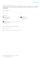 Consequences of local culinary memorable experience: Evidence from TikTok influencers
